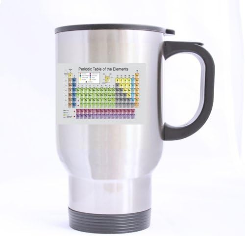 Stainless Steel Travel Mug With Funny Periodic Table of Elements 14OZ/100% Coffee/Tea Mug Great Gift Idea