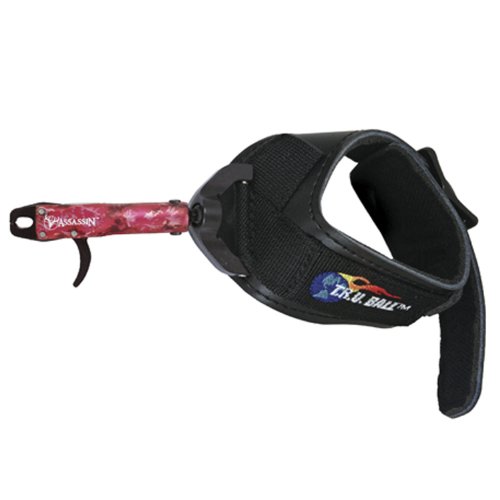 Tru Ball Assassin Release in Pink Passion Black Buckle Strap, Junior On Sale