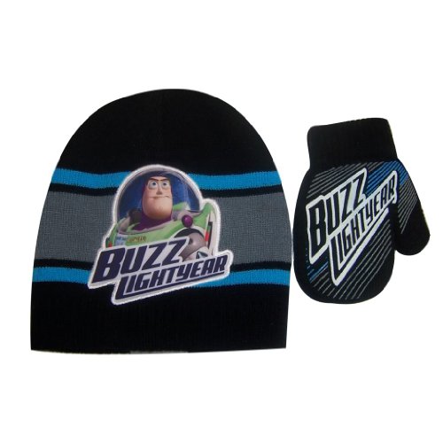 Disney Pixar Toy Story Boy's Beanie Knit Hat and Mitten Set - Toddler