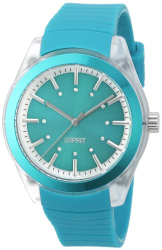Esprit Damen-Armbanduhr light blue play Analog Quarz A.ES900642004 Preisvergleich