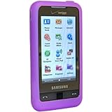 Amzer Silicone Jelly Case for Samsung Omnia SCH-i910, SGH-i900 (Purple Lila ....