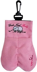 MySack for Girls - Pink Golf Ball Sack with 2 Pink Golf Balls