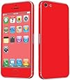 Apple iPhone 5 Full Body Vinyl Decal Protection Sticker Skin Hot Red