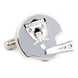 Retro Oakland Raiders Helmet Cufflinks