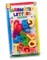 ALEX TOYS PLASTIC MAGNETIC LETTERS