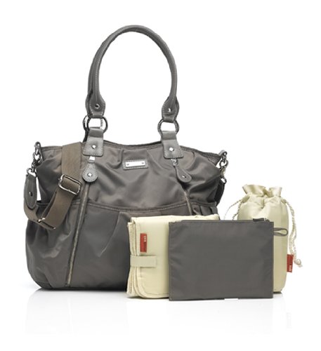 Storksak Olivia Grey Diaper Bag