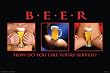 Beer (How Do You Like Yours Served, Sexy Girls) Art Poster Print - 24" X 36"