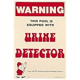 Urine Detector Sign