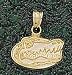 Anderson Jewelry Florida Gators Gator Head 3/8 Gold Charm