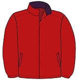 Dual lining jacket in Rio Red, Size XL