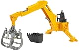 Produkt-Bild: Bruder 02301 - Heckbagger mit Greifer, Ma&szlig;stab 1:16