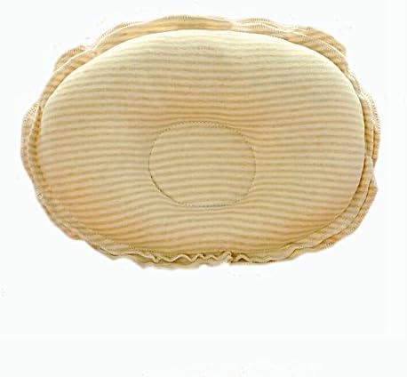 BABYBOO Baby Sleep Pillow Soft Cotton Packing of 1,Color Beige Plaid