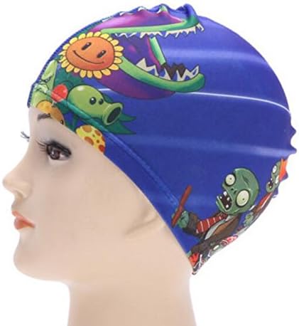 Speaking Life Plants Vs Zombies Juniors Swim Cap Lycra Kids Cute Swim Cap