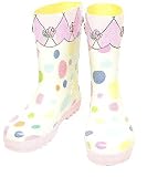 Kidorable English Roses Polka Dot Rainboots, toddler size 6 to youth size 6