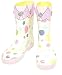 Kidorable English Roses Polka Dot Rainboots, toddler size 6 to youth size 6