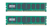BUFFALO デスクトップ用増設メモリ PC3-10600(DDR3-1333) 2GB 2枚組 D3U1333-2GX2/E