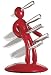 Voodoo Set of 5 Stainless Steel Knives with Red Holder in a Gift Box