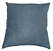 DreamHome - Solid Faux Suede Decorative Pillow Cover/Sham, (26x26, Cloud)