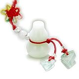 Money Talisman Natural Jade Lucky Wulu Cell Phone Charm
