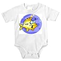 Onesie with astrology, symbol, zodiac, fish, sign, pisces
