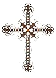 Ceramic Iron Cross Wall Décor