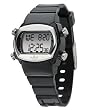 Adidas #ADH1695 Small Candy Black Silver Digital Sports Watch