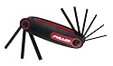 FULLER 130-6509 9-Piece SAE Folding Hex Key Set (red)