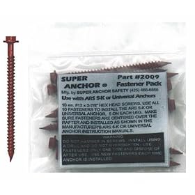 Standard Screw Pack for ARS 5-K and Universal Anchors by Super Anchor Safety