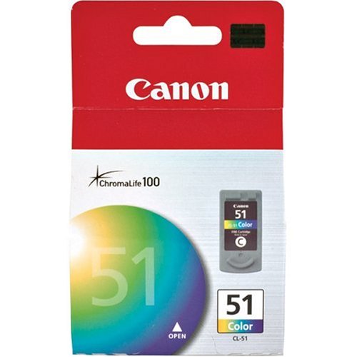 Canon CL-51 High Capacity Ink Cartridge for Canon Pixma iP2200, iP6210D, iP6220D, MP150, MP170, and MP450 printersthumbnail