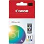 Canon CL-51 High-Capacity Color Ink Cartridge
