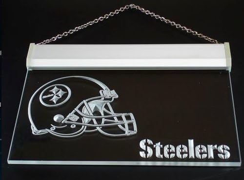 B333-r Pittsburgh Steelers Helmet Nr Neon Light Sign