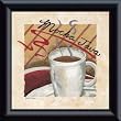 Art Poster Metal Framed Print - Mocha Java - Artist: Richard Henson- Poster Size: 6 X 6