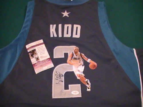 JASON KIDD SIGNED AUTOGRAPHED JERSEY DALLAS MAVERICKS COA + PROOF PHOTO