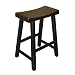 Saddle Seat Barstool - Black (24")