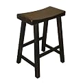 Saddle Seat Barstool- Black(24")