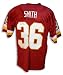Timmy Smith Autographed Red Throwback Jersey