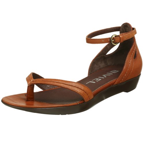 Biviel Women's 693 Ankle Strap Sandal,Cognac Sha,38 EU (US Women's 7.5 M)