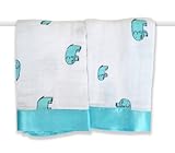 from Aden + Anais aden + anais Declan Elephant Muslin Issie (2-Pack) (Model 7505-813701011516)