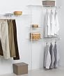 ClosetMaid 1628 Economy 5-to-8-Foot Closet Organizer, White