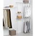 ClosetMaid 1628 Economy 5-to-8-Foot Closet Organizer, White