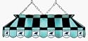 Imperial Carolina Panthers Licensed 40-Inch Rectangular Stained Glass Billiard Table Light