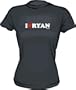 I Heart (Love) Ryan Women's Tee Shirt Large-White Babydoll