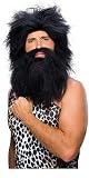 DELUXE CAVEMAN WIG AND BEARD SET - PREHISTORIC MAN ADULT COSTUME ACCESSORY
