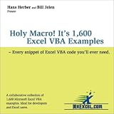 Holy Macro! It's 1,600 Excel VBA Examples