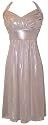 Sexy Gold Metallic Cocktail Halter Party Dress Holiday Gown Prom JR Plus Size