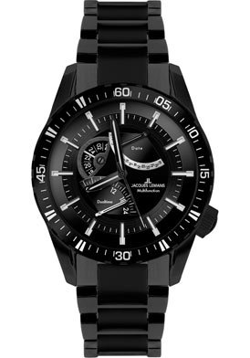 Jacques Lemans Mens 1-1584O GMT Watch