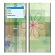 Plaid Flower Design Decal Skin Sticker for Apple iPod nano 2G (2nd Generation) 2GB/ 4GB/ 8GB Player