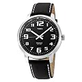Timex - T28071D7 - Timex Original - Montre Homme - Quartz Analogique - Cadran Noir - Bracelet Cuir Noir