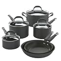 KitchenAid Gourmet Essentials 10-Piece Nonstick Hard-Anodized Cookware Set