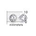 Bling Jewelry 925 Silver Bezel Set Round Cut CZ Unisex Stud Earrings